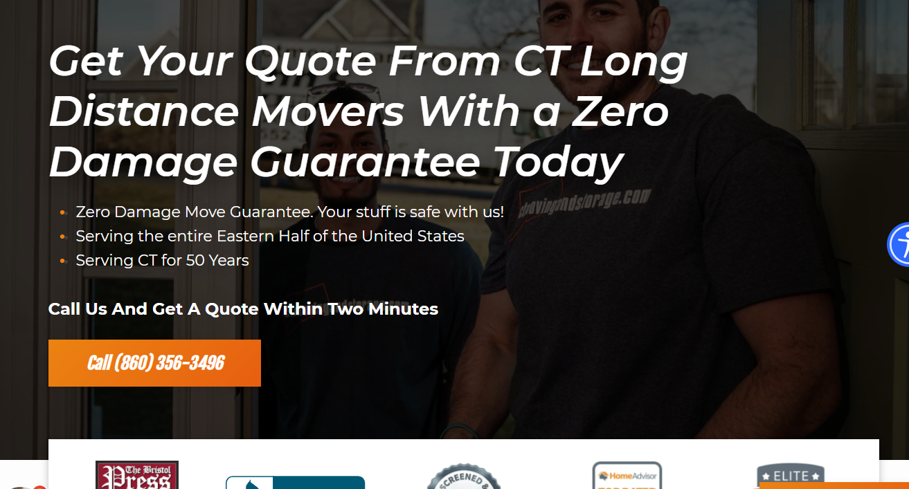 A specific landing page that has the keywords in the title